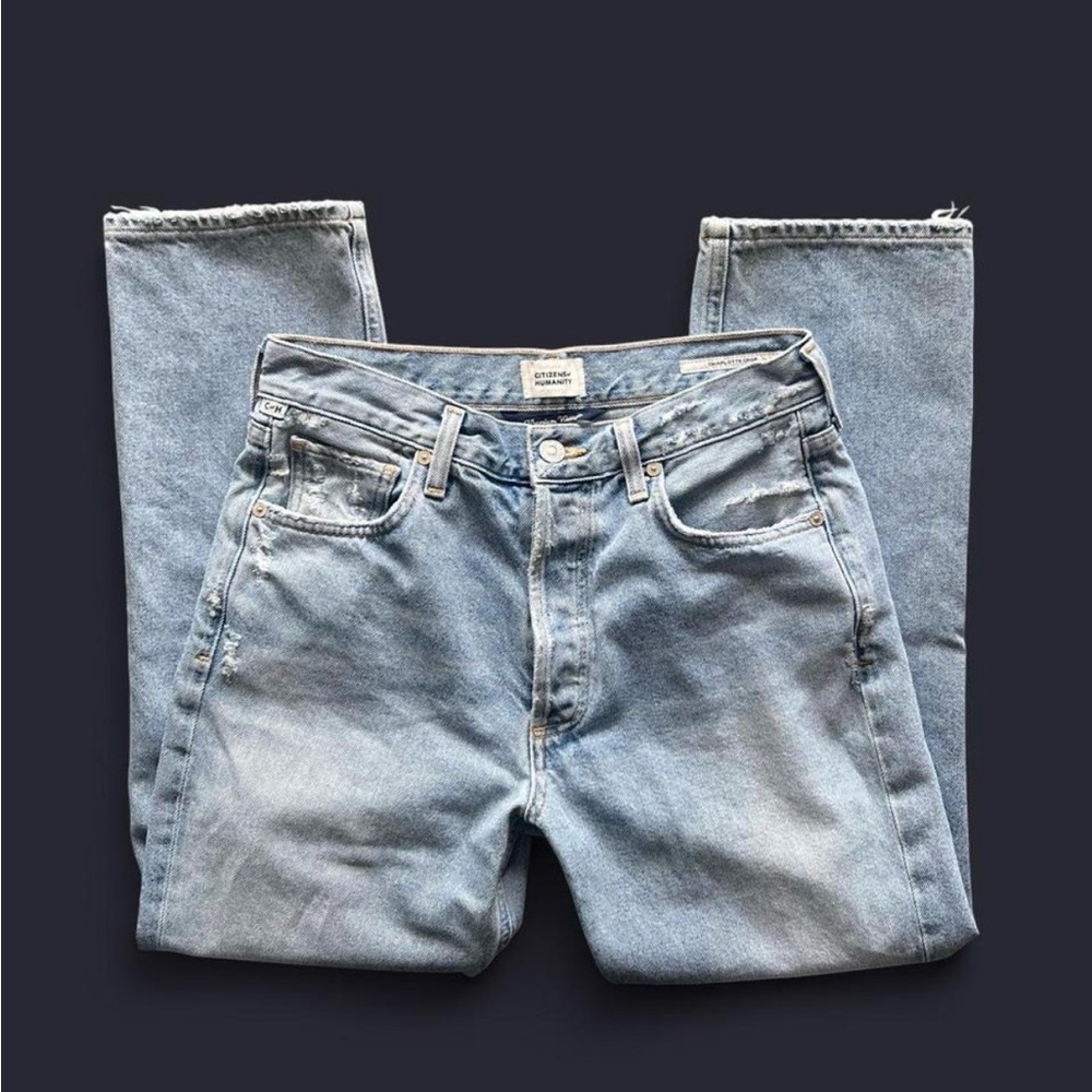 Citizens of Humanity Premium Vintage Charlotte Cropped distressed jeans W 26